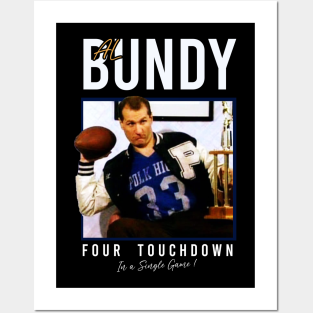 Married With Children Wall Art - Al Bundy Four Touchdown by Suisui Artworks